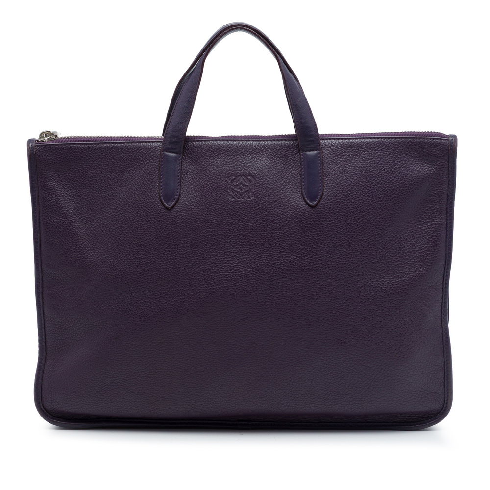 Pre-Loved LOEWE Leather Anagram Toledo Briefcase